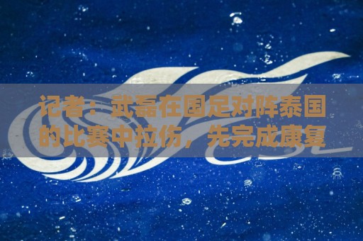 记者:武磊在国足对阵泰国的比赛中拉伤,先完成康复训练再跟队 记者:武磊在国足对阵泰国的比赛中拉伤,先完成康复训练再跟队