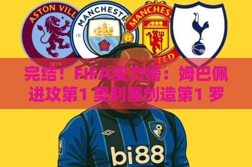 完结！FIFA实力榜：姆巴佩进攻第1 奥利塞创造第1 罗德里防守第1