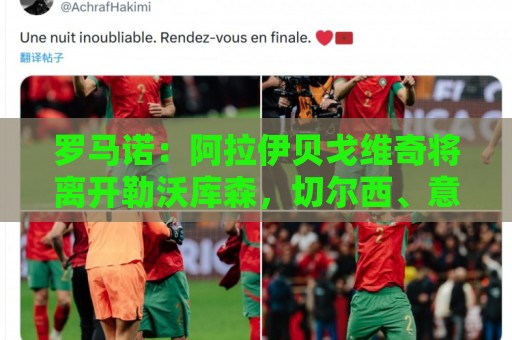 罗马诺:阿拉伊贝戈维奇将离开勒沃库森,切尔西、意甲俱乐部有意 罗马诺:阿拉伊贝戈维奇将离开勒沃库森,切尔西、意甲俱乐部有意