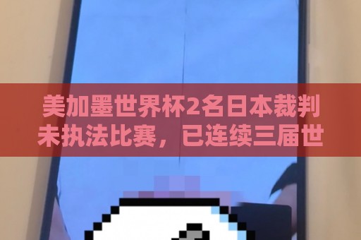 美加墨世界杯2名日本裁判未执法比赛,已连续三届世界杯无缘执法 美加墨世界杯2名日本裁判未执法比赛,已连续三届世界杯无缘执法