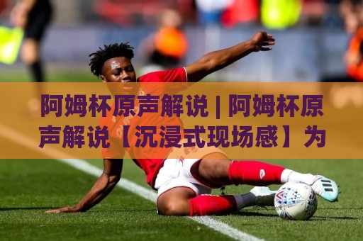 阿姆杯原声解说 | 阿姆杯原声解说【沉浸式现场感】为什么老玩家都说这版听着最带劲？🌷最全手机信誉买球网链接受让视频半全场动画水位