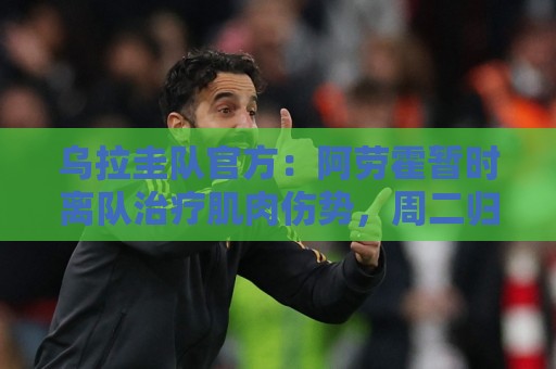 乌拉圭队官方:阿劳霍暂时离队治疗肌肉伤势,周二归队训练 乌拉圭队官方:阿劳霍暂时离队治疗肌肉伤势,周二归队训练