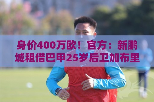 身价400万欧!官方:新鹏城租借巴甲25岁后卫加布里埃尔·哈维尔 身价400万欧!官方:新鹏城租借巴甲25岁后卫加布里埃尔·哈维尔